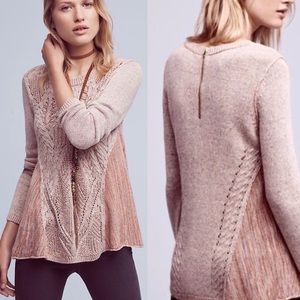 Moth babydoll contrast sweater